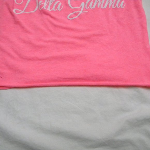 Delta Gamma DG DeeGee 2 Sorority Tees and Tank Top Lot of 2 Size Small - Picture 7 of 8
